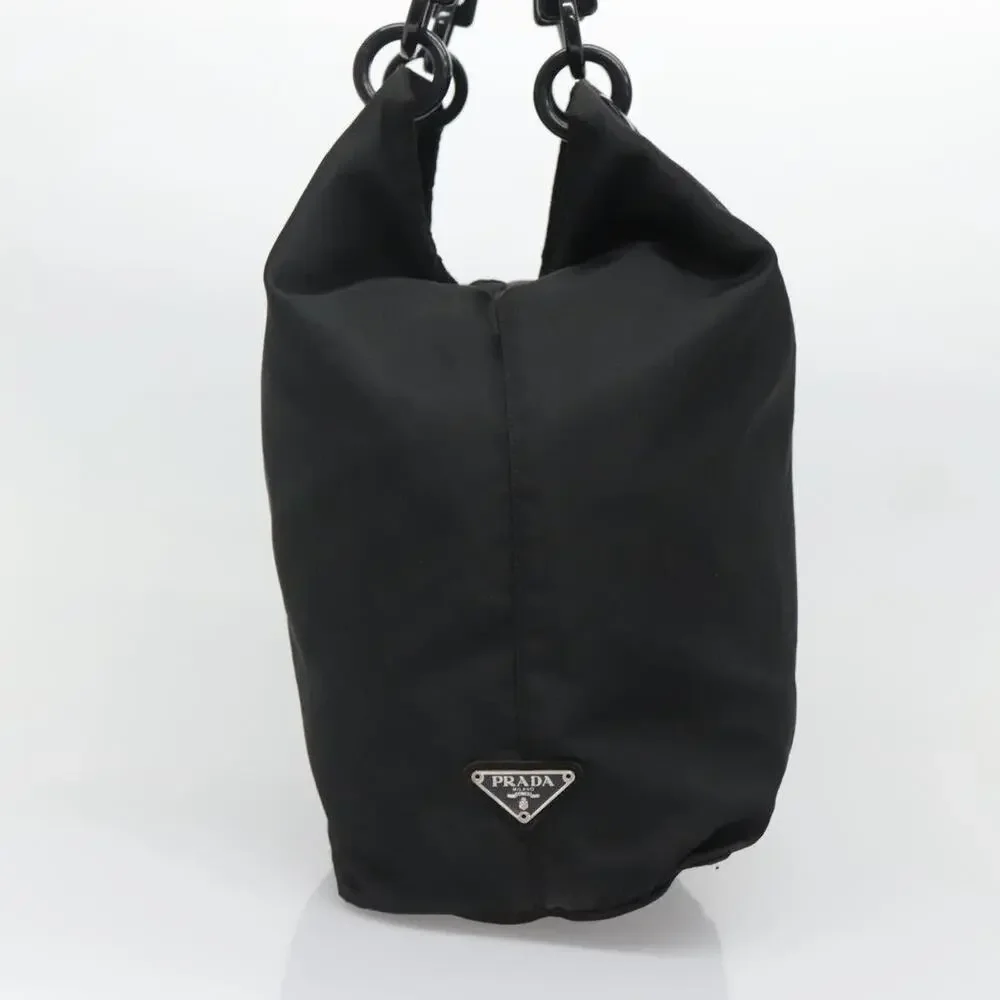 Prada Nylon Galleria Handbag Black